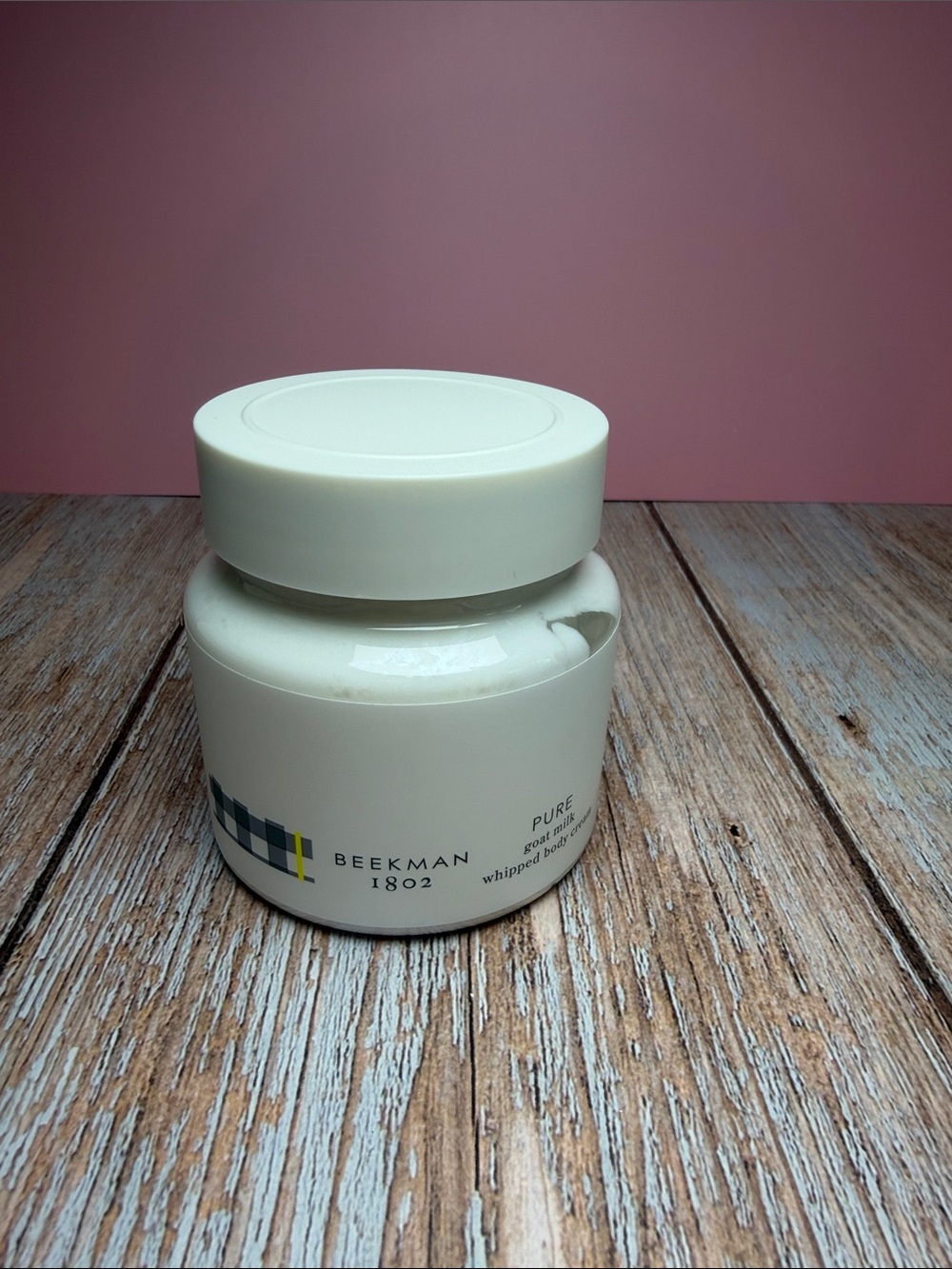 Beekman 1802 White Whipped Body Cream Jar